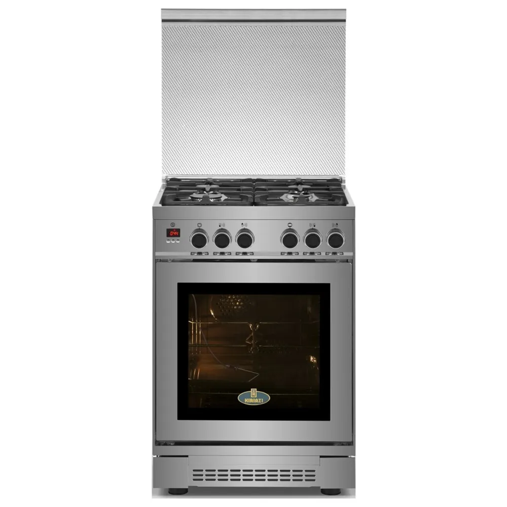 بوتاجاز غاز 4 شعلة 60 * 60 بريميير سمارت استانلس 3 مروحة