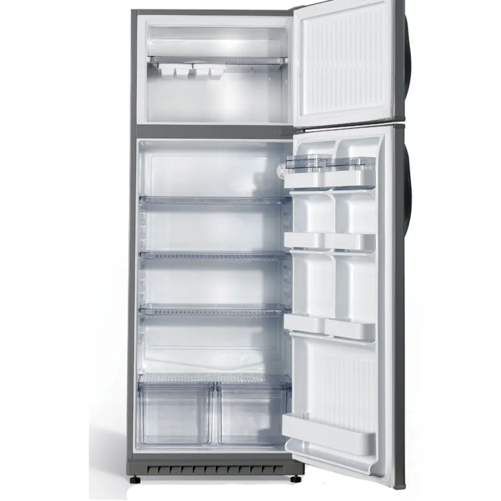 ثلاجه 2 باب ديفروست الماظه معدل , سيلفر 350.0 لتر