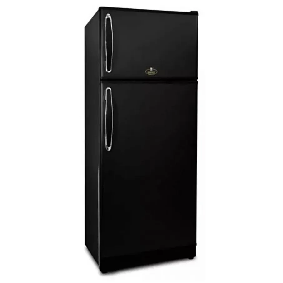 ثلاجه 2 باب نوفروست سوليتير , اسود 370.0 لتر