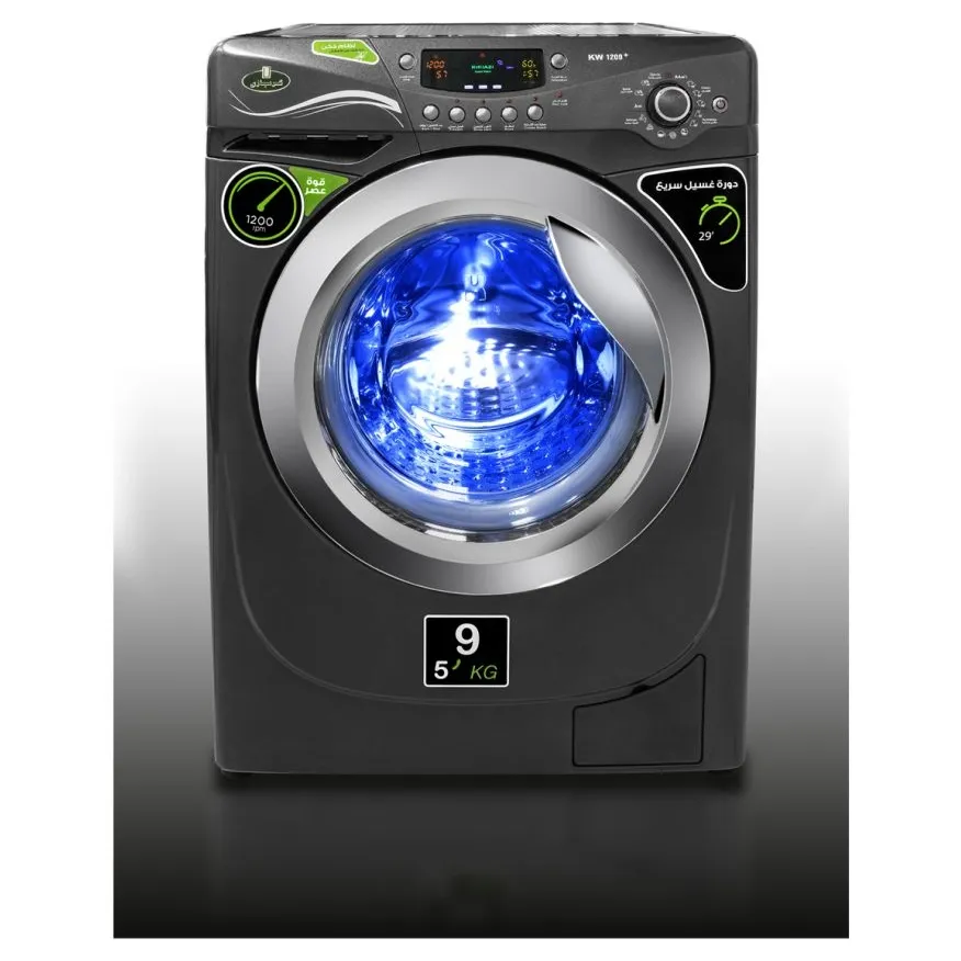 غساله اوتوماتيك تحميل أمامى , سيلفر 9.0 كيلوغرام